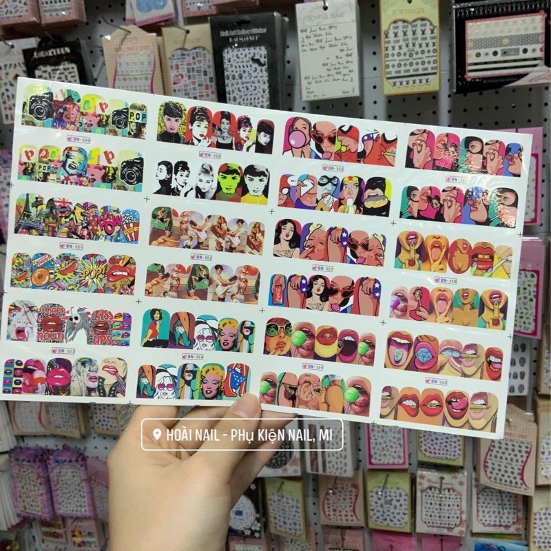 Sticker nước 3D