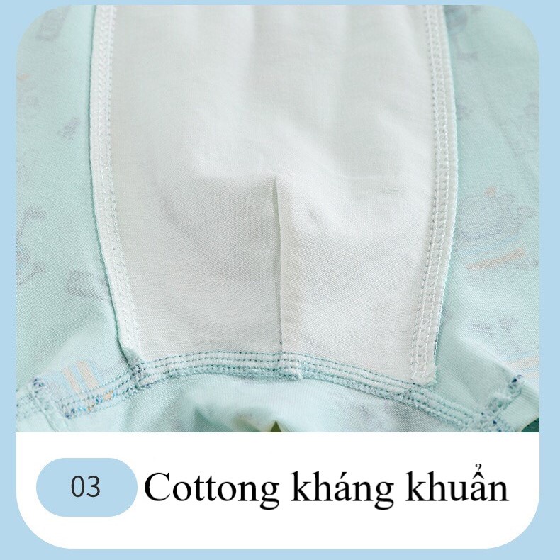 Set 5 Quần Chíp Đùi, Quần Chip Cho Bé Gái, Quần Chip Bé Trai, Chất Cottong Co Giãn 4 Chiều, Kháng Khuẩn