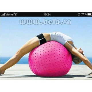 Bóng Tập Yoga Có Gai Cỡ 65CM loại dày _BÓNG TRỊ LIỆU ĐIỀU HOÀ CẢM GIÁC