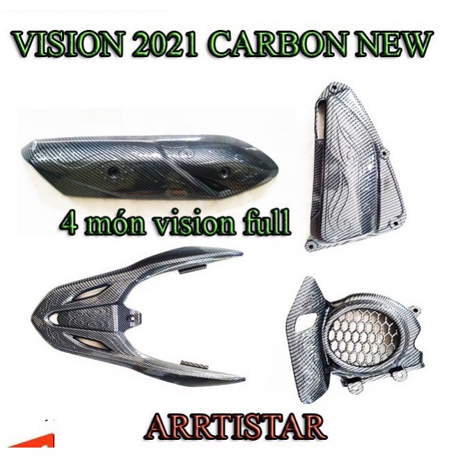 Bộ Ốp Carbon Vision 2021 - 2022 Cực Đẹp