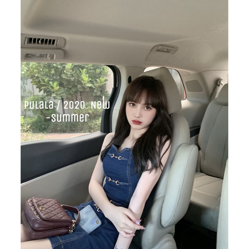 Đầm Yếm Denim Ngắn Dáng Ôm Kiểu Retro Thời Trang 2020 Cho Nữ | BigBuy360 - bigbuy360.vn