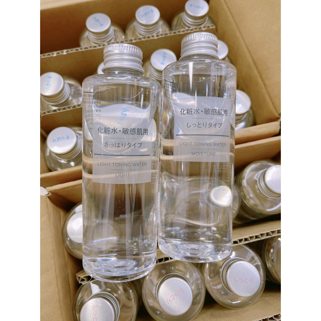 Nước Hoa Hồng toner Muji Light Toning Water 200ml Nhật Bản