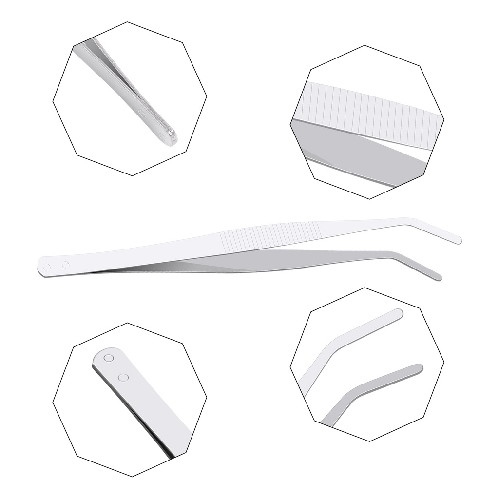 Kẹp gắp trà bằng thép không gỉ 18cm chất lượng