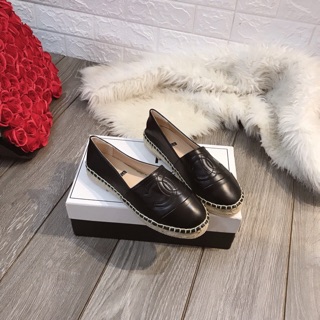 Giày Slipon da trần cói