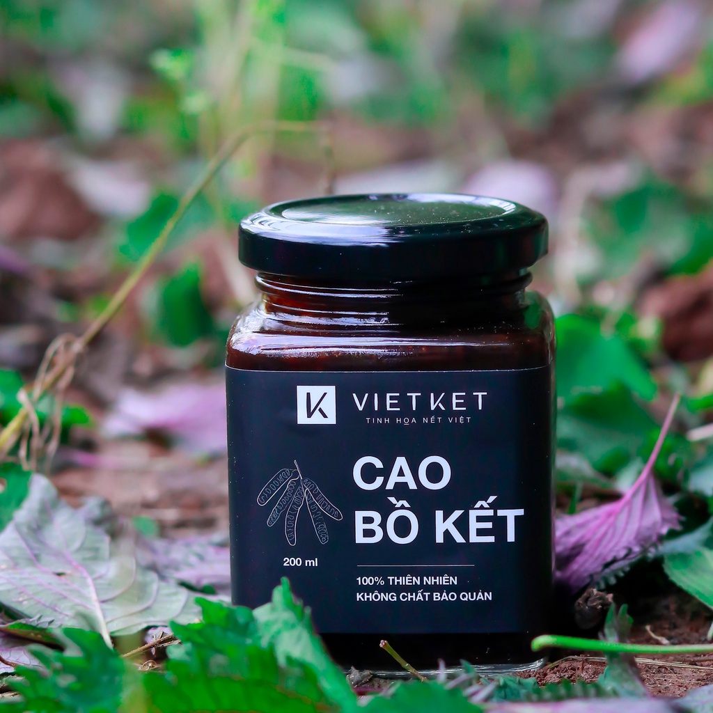 Dầu Gội Cao Bồ Kết VIET KET Làm Sạch Gàu, Bụi Bẩn, Nuôi Dưỡng Từ Chân Tóc Tới Ngọn Tóc Chắc Khỏe 200ml