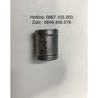 Nối 2 đầu ren trong 21mm inox