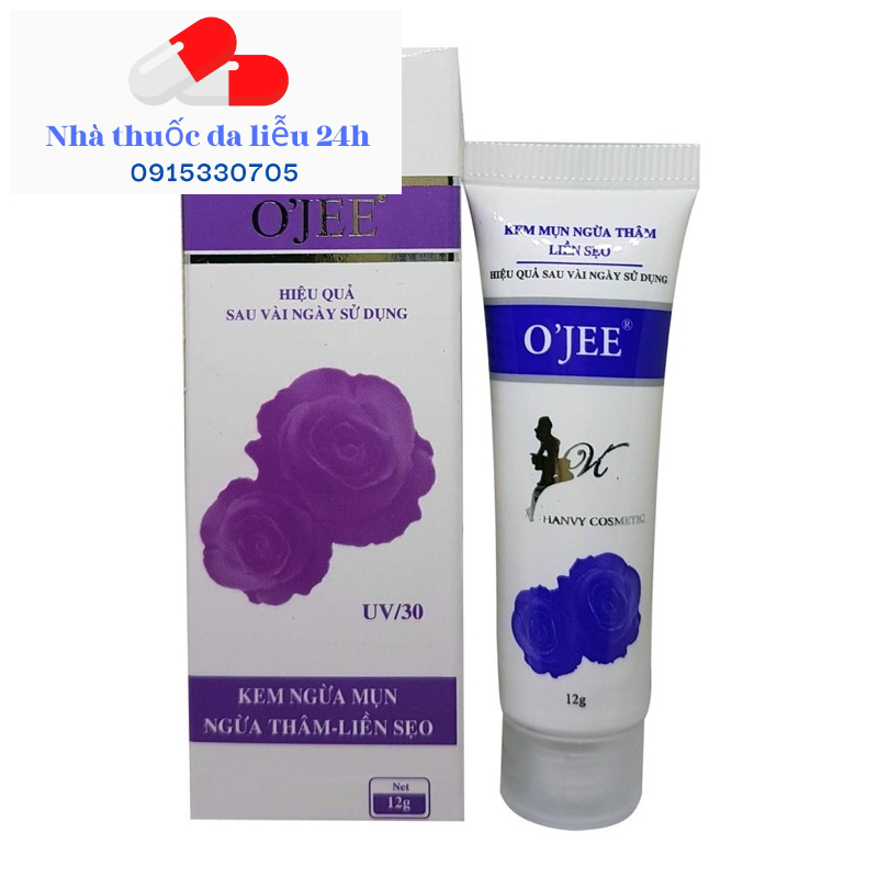 OJEE kem mụn xoá thâm liền sẹo 12g - Nhà thuốc da liễu 24h