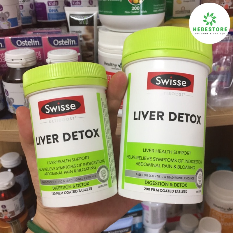 Thải độc gan Swisse Liver Detox Úc 120/ 200 viên giải độc gan - Chính hãng, mẫu mới | WebRaoVat - webraovat.net.vn
