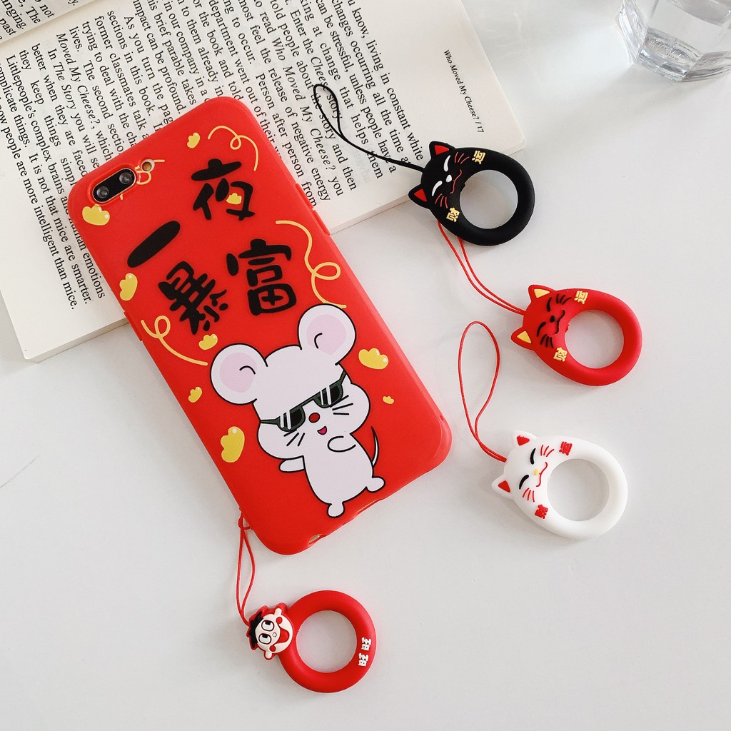 Nhẫn Đeo Giữ Điện Thoại Bằng Silicon Hình Hoạt Hình Dễ Thương | BigBuy360 - bigbuy360.vn