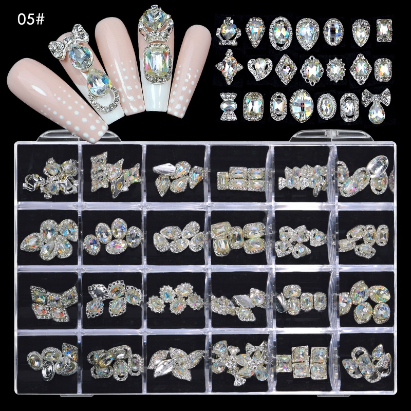 Hạt Kim Cương Giả 3D Dùng Trang Trí Móng Tay Nghệ Thuật DIY