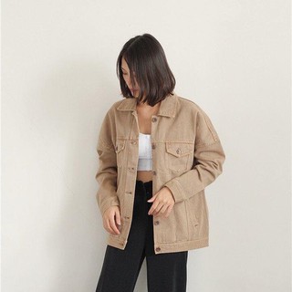 Áo khoác Jacket Kaki 2 túi nắp 2 túi mổ