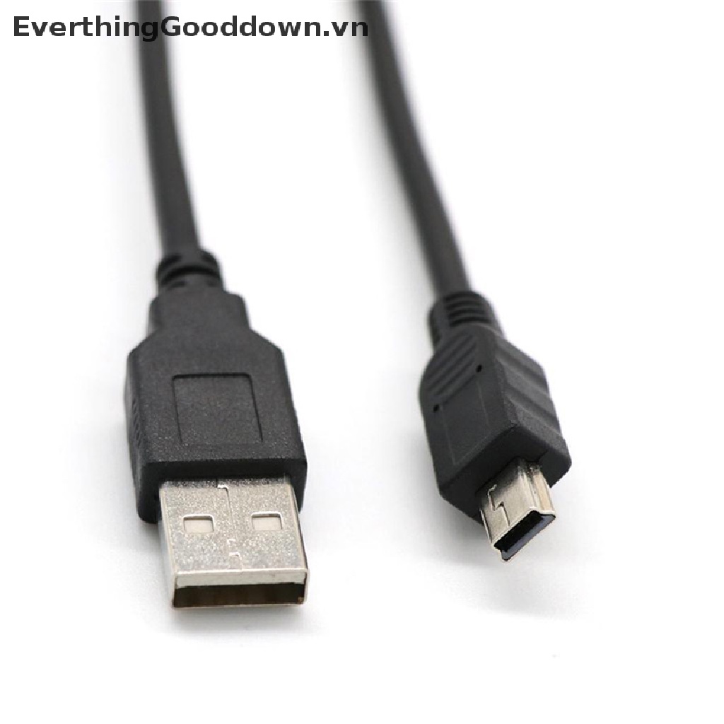 Hình ảnh EverthingGooddown 1.8M USB 2.0 Black 5-Pin Data Charger Cable For Ps3 Game Wireless Controller vn #3