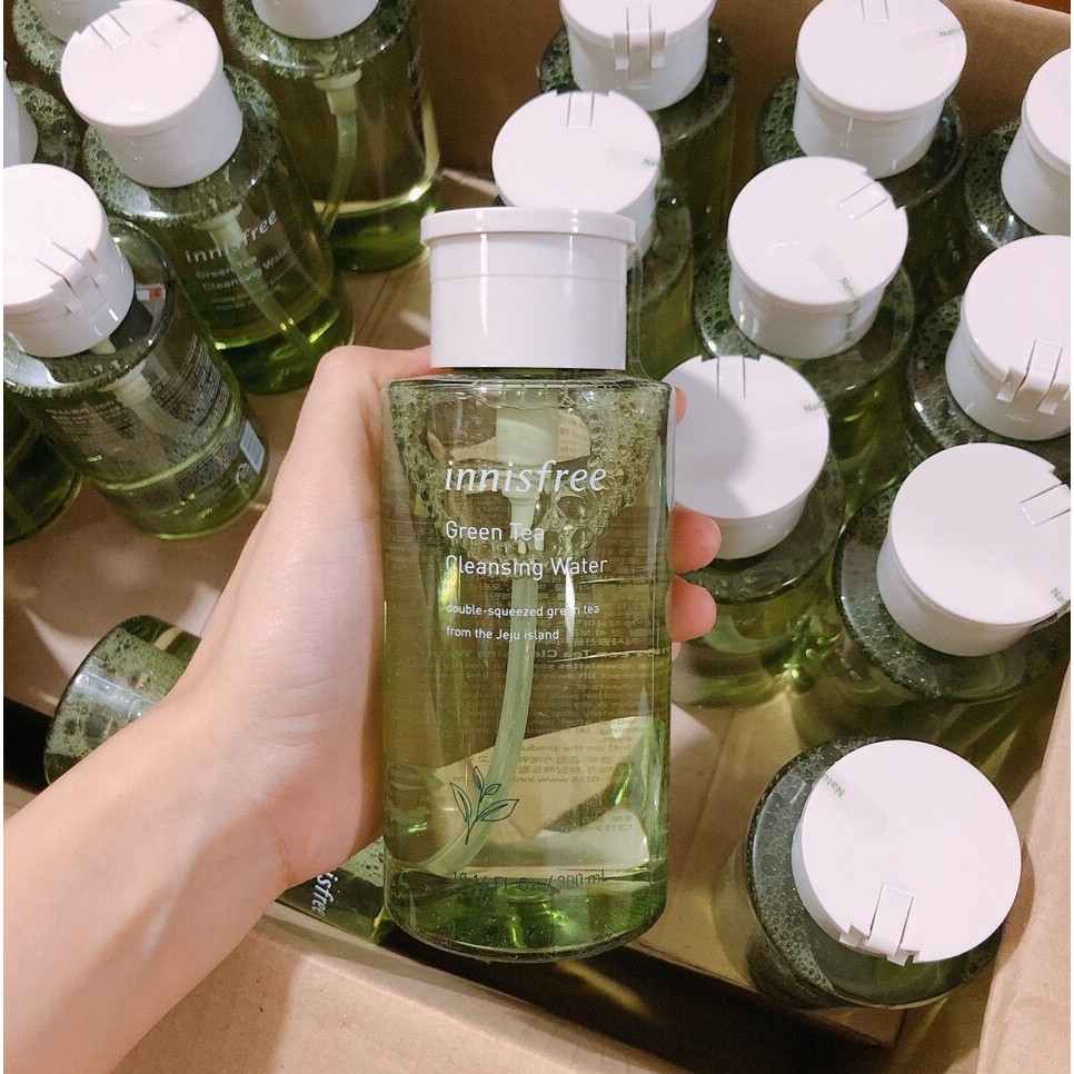 [Có sẵn] Nước tẩy trang trà xanh Innisfree Green Tea Cleansing Water 300ml chính hãng