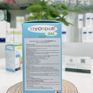 Thực phẩm bảo vệ sức khỏe Gas Fitobimbi - Giúp trẻ giảm nôn trớ, đầy bụng khó tiêu 30ml