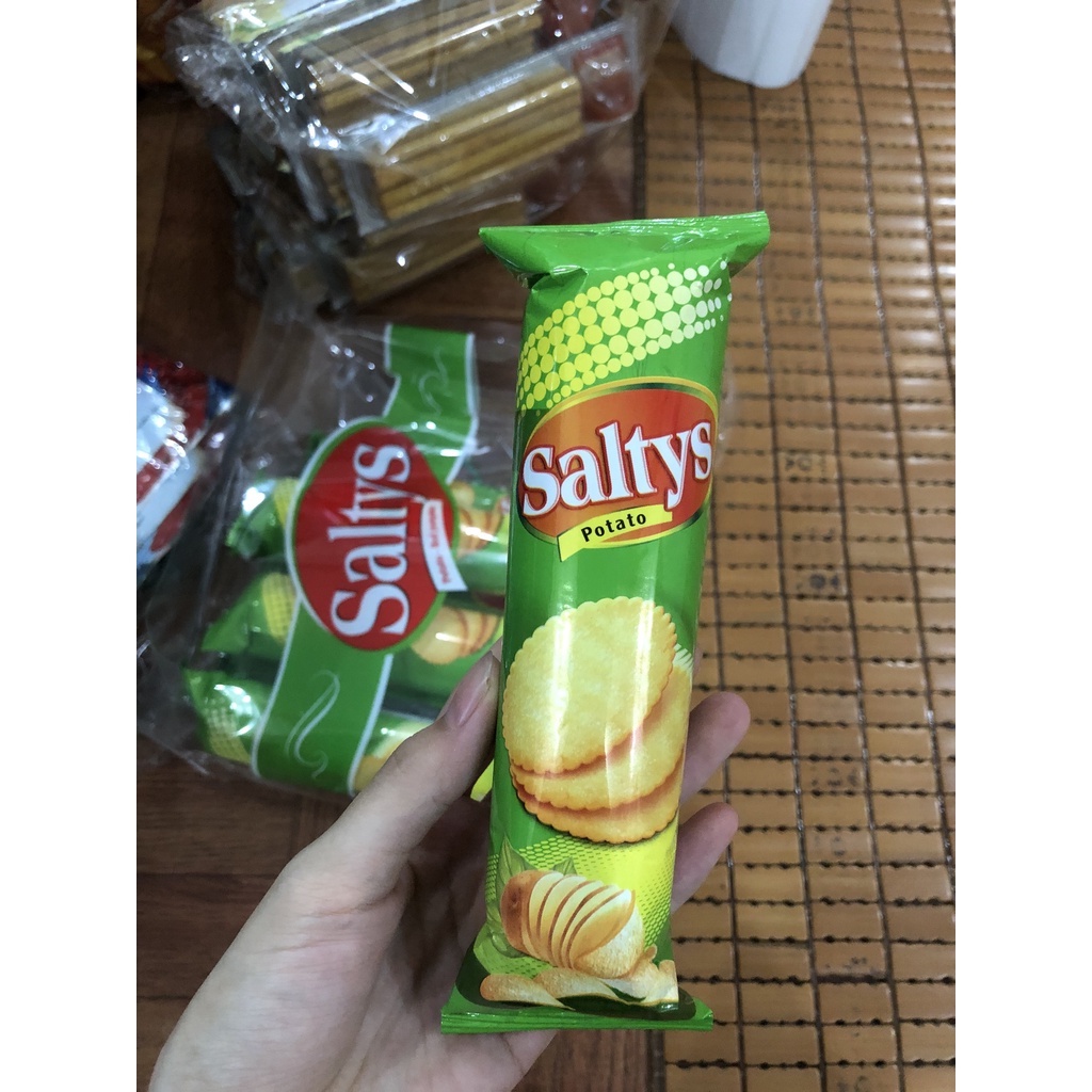 Bánh Khoai tây Bí đỏ Saltys Đồ ăn vặt - Tiệm chú Chíp