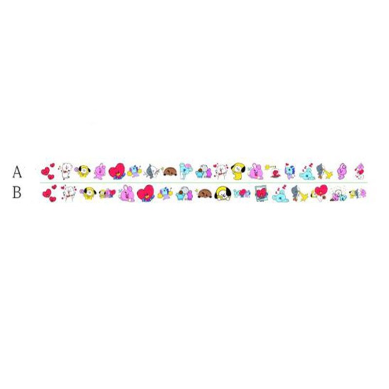 Cuộn băng keo in hình BT21 dễ thương