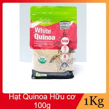 [Mã GROSALE2703 giảm 8% đơn 250K] Hạt Diêm Mạch Trắng White Quinoa Absolute Organic 1kg