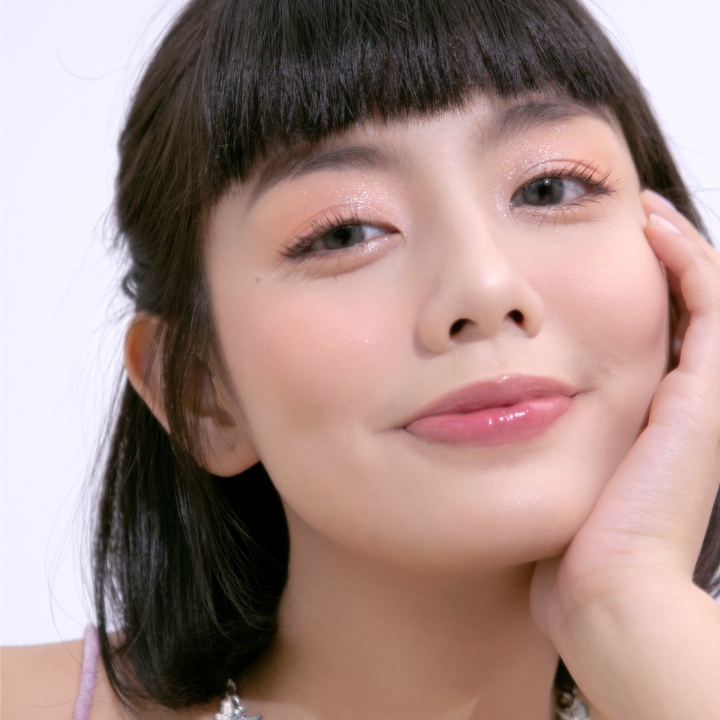 Kính áp tròng LENS NICE BOMBER - Xám Khói Ánh Bạc 14,2mm