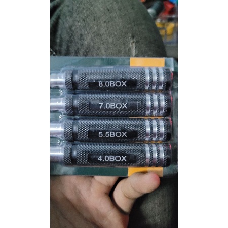 Tool, Bộ ổ cắm hình lục giác bên trong 4.0 / 5.5 / 7.0 / 8.0MM Bộ bốn mảnh