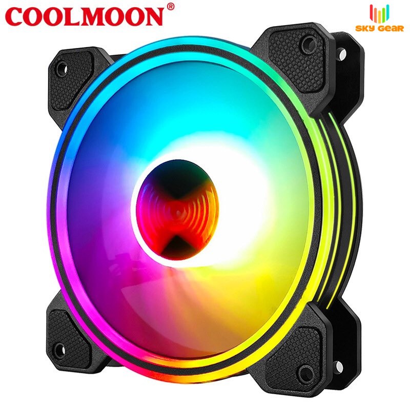 Quạt tản nhiệt Coolmoon Light X -Đồng bộ hub Coolmoon