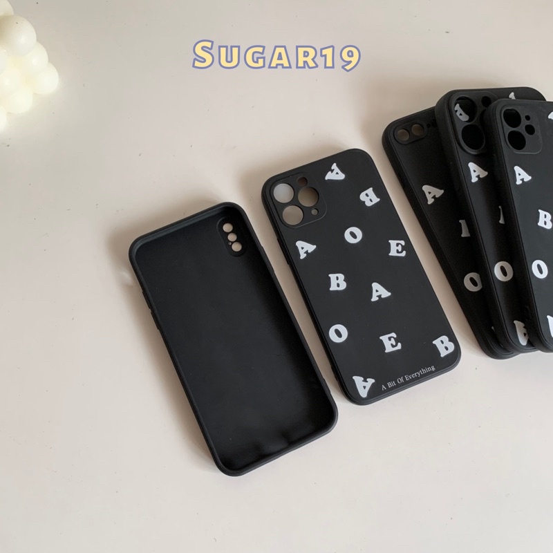 Ốp lưng in hình chữ cái Minimal Alphabet Sugar19