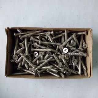 Vít chìm 4x25 đầu bằng inox 100g