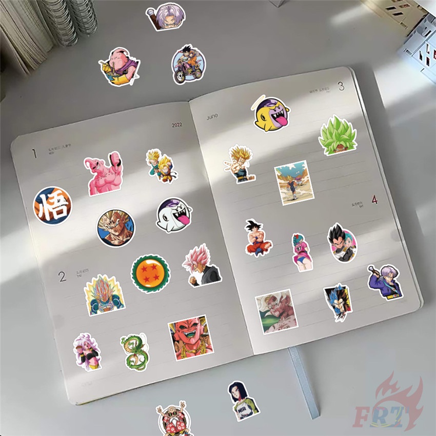 56 Cái / Bộ ☆ Sticker Dán Hình Dragon Ball ☆ Sticker Dán Tường Chống Thấm Nước Thời Trang