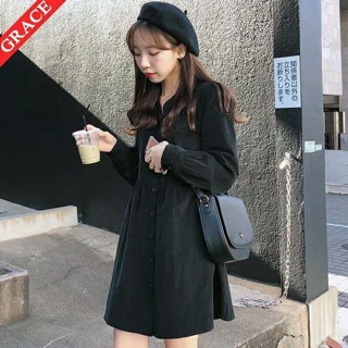 Váy babydoll da lộn