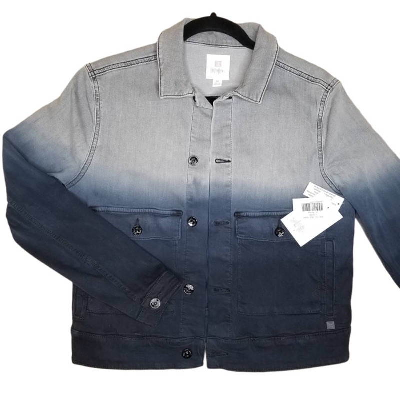 Áo Khoác Jeans Bò Nữ Dáng Ngắn Phối Túi Ngực Wash Ombre LULAROE Hàng Xuất Dư Xịn Cao Cấp Chất Siêu Đẹp Nặng Tay