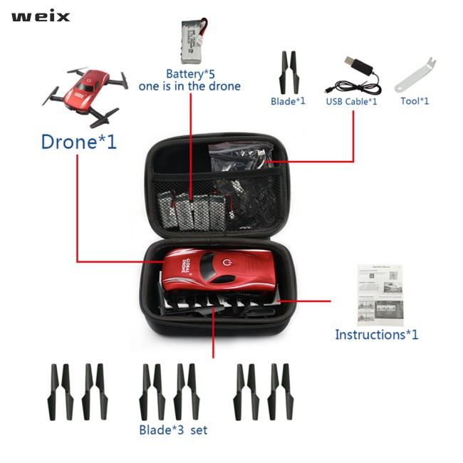 Hộp Đựng Drone Điều Khiển Từ Xa Fpx E58 / Jy018 / Jy019 / Gw58 / X6 / E010 / E010S / E013 / E50