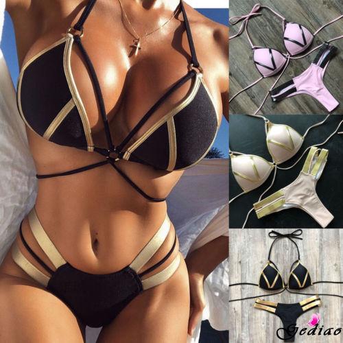 Bikini 2 mảnh có mút nâng ngực thiết kế gợi cảm cho nữ giới | BigBuy360 - bigbuy360.vn