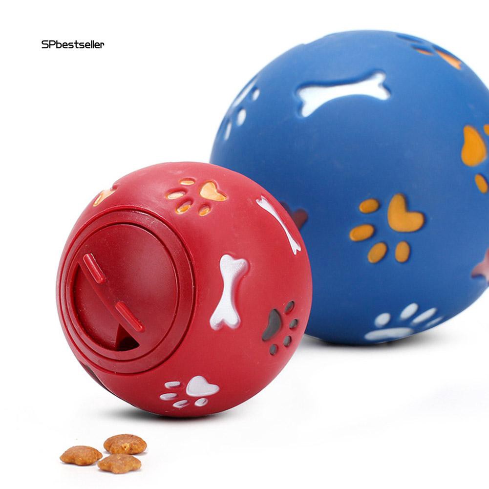 Trái bóng đồ chơi nhựa đựng thức ăn dùng để huấn luyện thú cưng tiện lợi