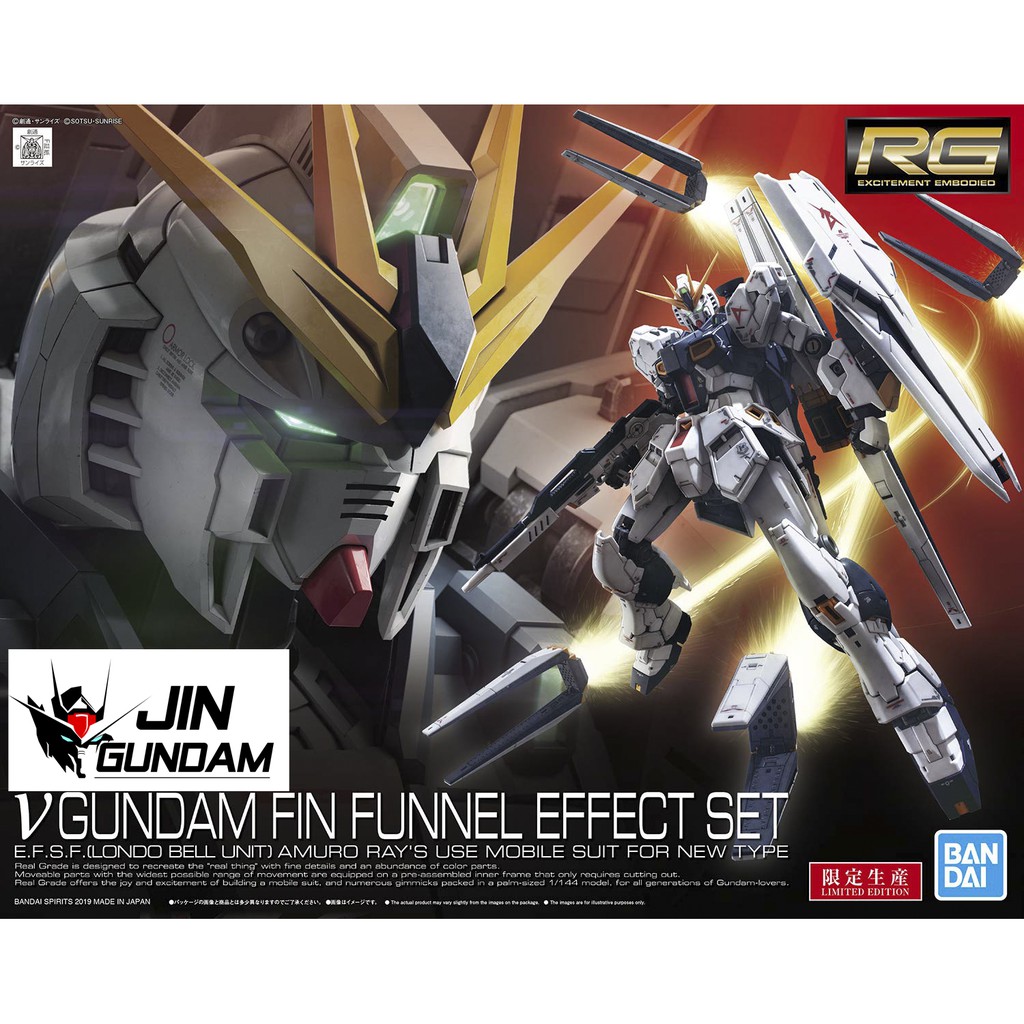 Mô hình Gundam RG Nu Gundam Fin Funnel Effect Set
