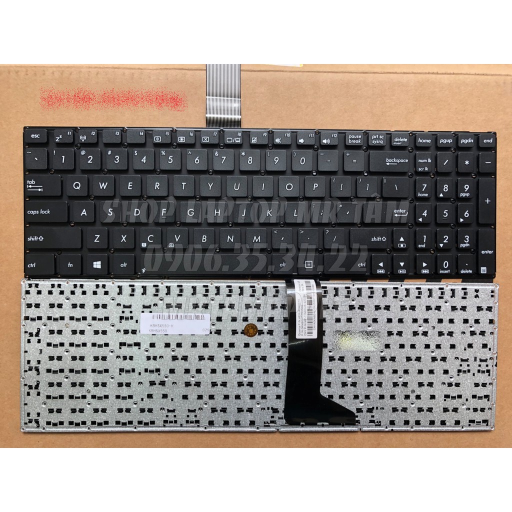 (KEYBOARD) BÀN PHÍM LAPTOP ASUS X501 dùng cho X501 X501A X501U X501E X501X FX50J FX550J