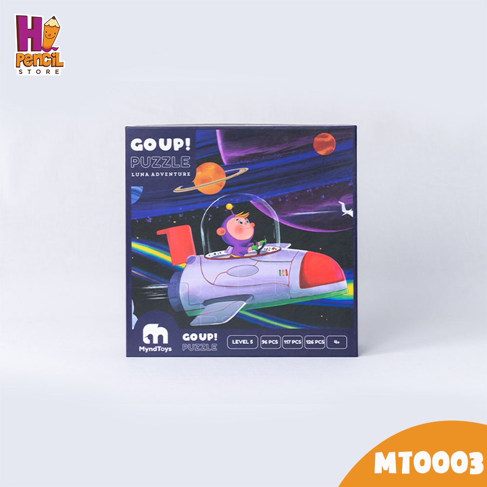 Đồ chơi xếp hình MyndToys du hành vũ trụ Go up Puzzle Level 5 Luna Adventure cho bé trên 4 tuổi