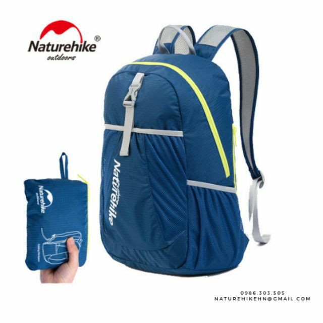 Balo Gấp Gọn Du Lịch Dã Ngoại NatureHike NH15A119-B [22L]