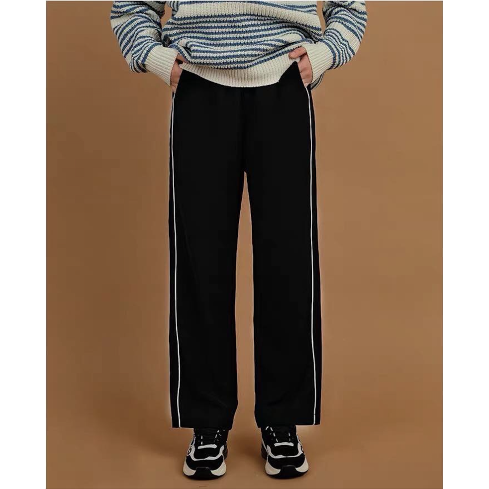 Quần dài Line Trousers, quần dài nam nữ unisex Jack Lane ống xuông 2 kẻ sọc trắng