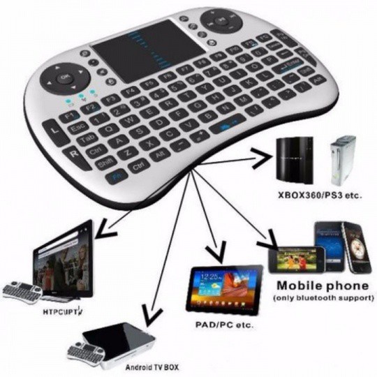 Bàn Phím Wifi Mini - Kiêm Chuột Cầm Tay - Ukb 500 - Màu Ngẫu Nhiên