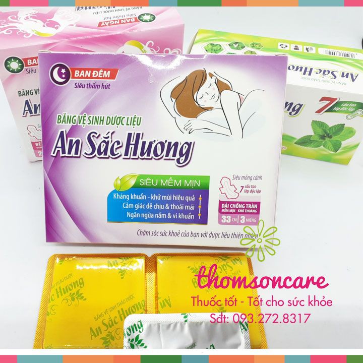 Băng vệ sinh An sắc hương - từ thảo dược