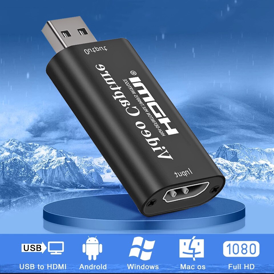 Thẻ ghi hình video USB 4k hdmi cho ps4 dvd