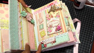 Sổ hoạ tiết làm scrapbook, lovebox