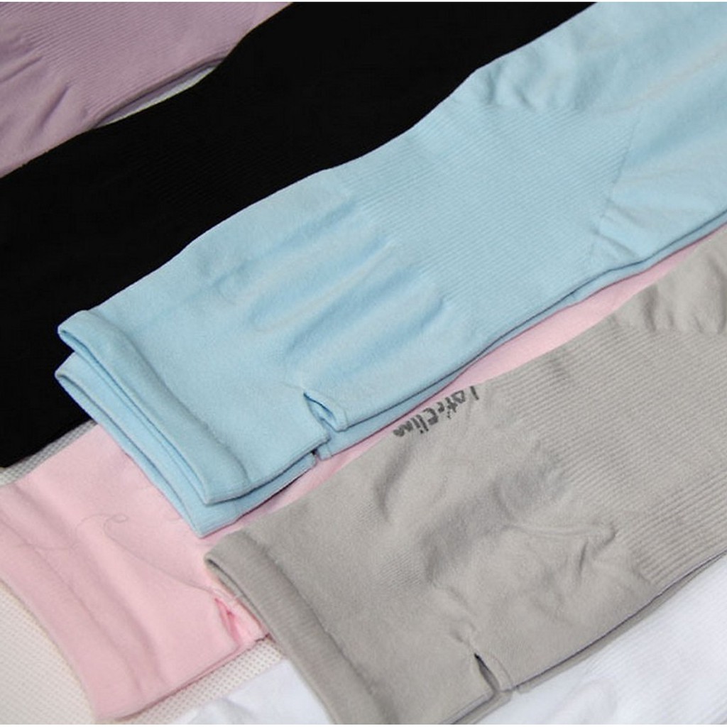 Găng Tay Bao Tay Ống Chống Nắng Cao Cấp Unisex - Hồng Phấn