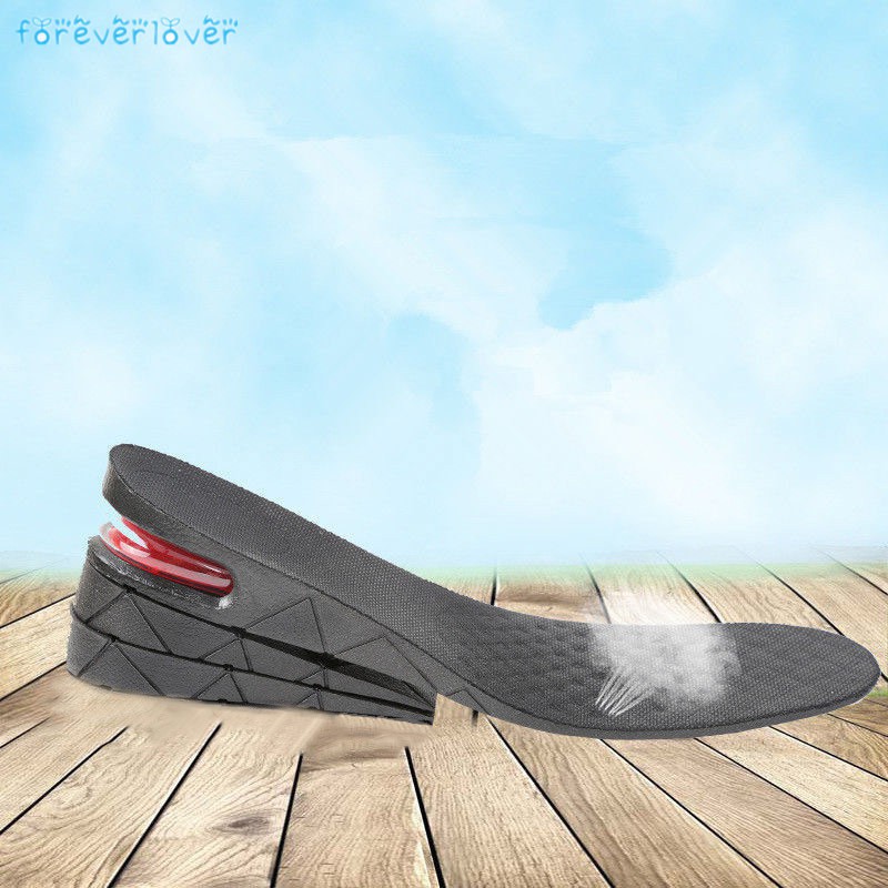 1 cặp miếng lót giày 3 lớp có thể điều chỉnh tăng chiều cao đế giày nâng cao độ cao của gót