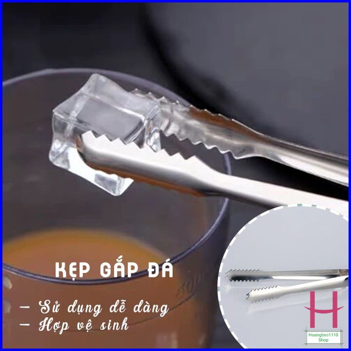 Kẹp Gắp Đá - Thịt Nướng Răng Cưa 29 cm Cao Cấp { H }