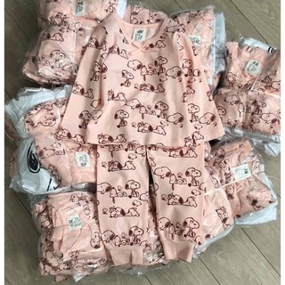 combo 2 bộ Snoopy hồng cho bé gái