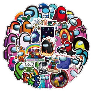 Sticker Among Us set 52 miếng chống thấm nước