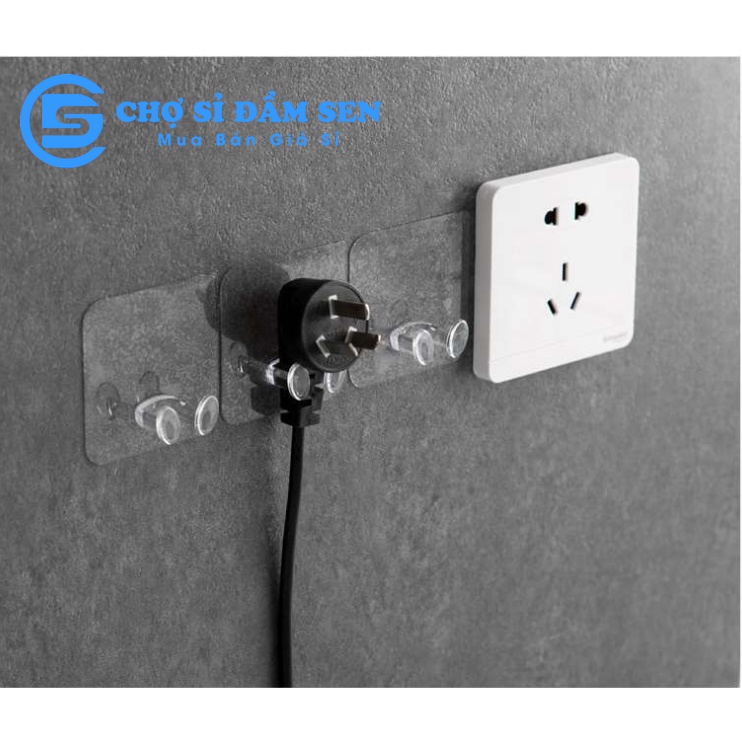Móc dán tường treo đầu dây điện trong, treo phích cắm, móc khóa chắc chắn G226-TreoDDien-Trong