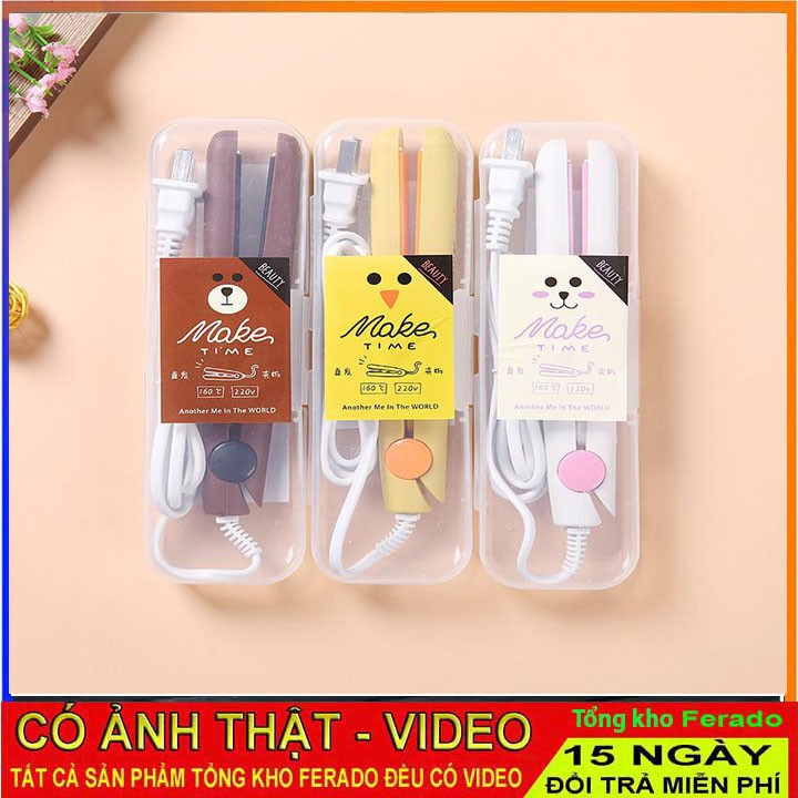Máy ép duỗi tóc mini cầm tay