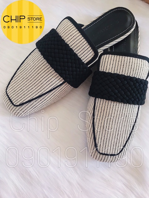 GIÀY BỆT SỌC TRẮNG ĐEN (kèm ảnh thật) | BigBuy360 - bigbuy360.vn