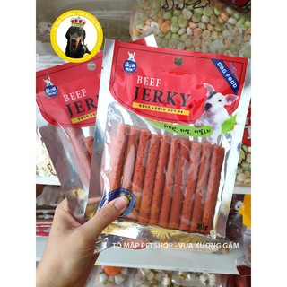 Bánh thưởng thịt bò que bowwow cho chó túi lớn 90gr